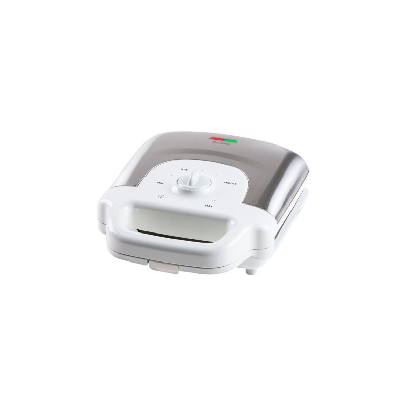 Domo Tasty Waffle XL, Waffeleisen(weiß/edelstahl, 900 Watt)