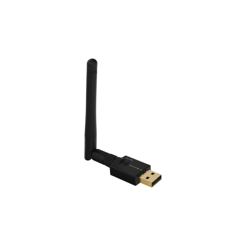 Dream Multimedia Dual Band Wireless USB 2.0 Adapter, WLAN-Adapter(schwarz, 600 Mbps)