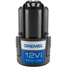 Dremel 12V Lithium-Ionen-Ersatzakku B12V30-01(schwarz, 3 Ah, für Dremel 8260)