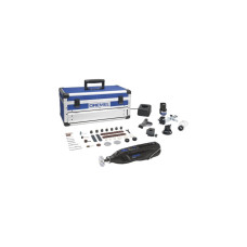 Dremel Akku-Multifunktions-Werkzeug 8260-5/65, 12Volt(schwarz/blau, 2x Li-Ion-Akku 3,0Ah, 65-teiliges Zubehör, Alu-Koffer)