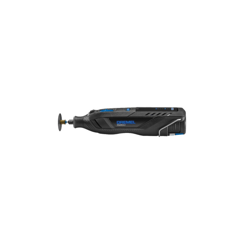 Dremel Akku-Multifunktions-Werkzeug 8260-5/65, 12Volt(schwarz/blau, 2x Li-Ion-Akku 3,0Ah, 65-teiliges Zubehör, Alu-Koffer)