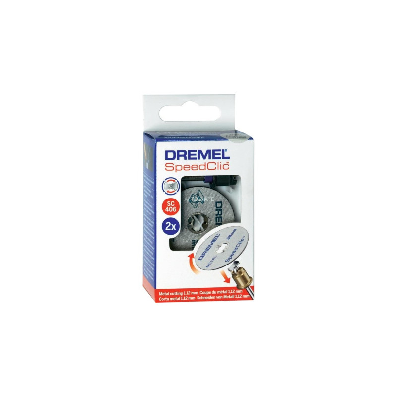 Dremel EZ SpeedClic Starter-Set (SC406), 3-teilig, Trennscheibe