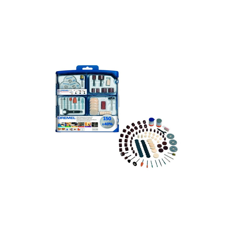 Dremel Mehrzweck-Zubehörset 150 Teile (724)