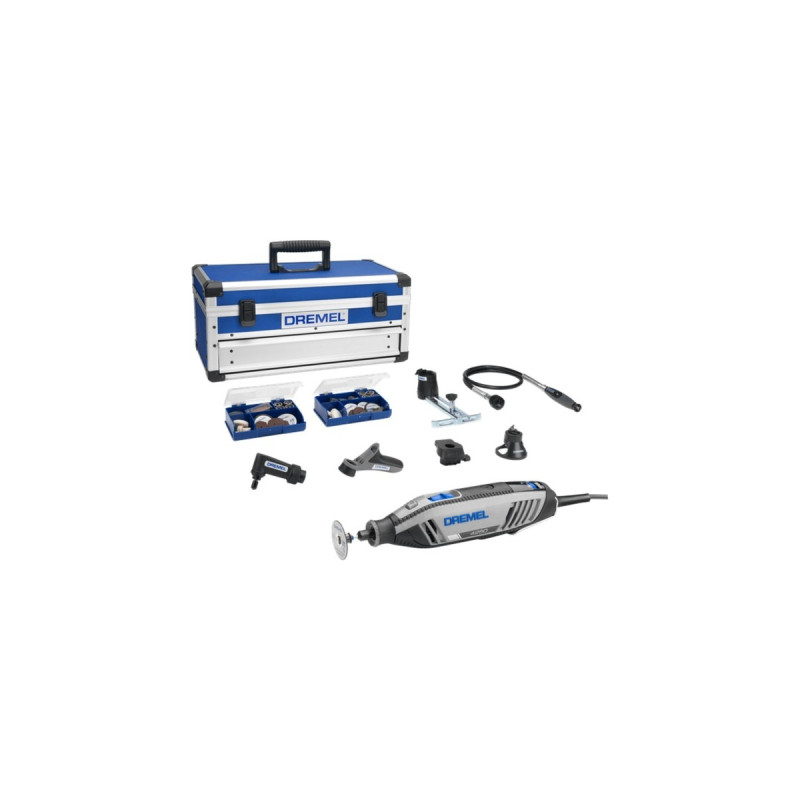 Dremel Multifunktions-Werkzeug 4250-6/128(grau, 175 Watt, 128-teiliges Zubehör, Alu-Koffer)