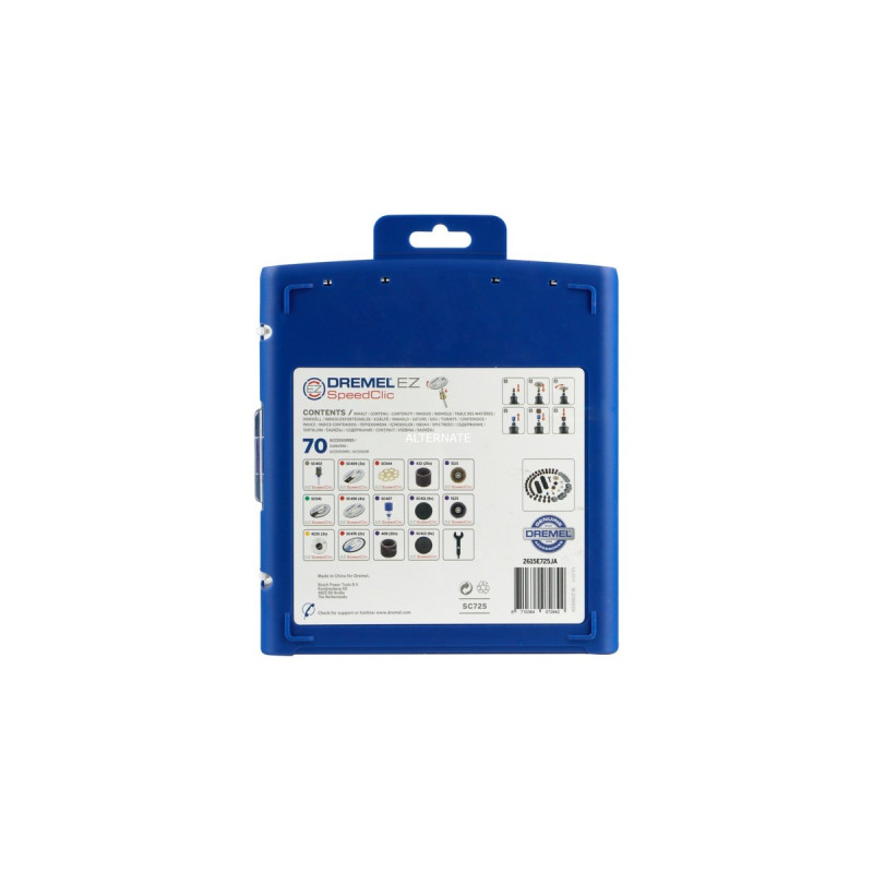 Dremel SC725 EZ Speed Clic Zubehörset 70 Teile
