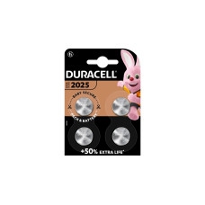 Duracell CR2025 Lithium-Knopfzelle 3V, Batterie(4 Stück, CR2025)
