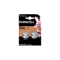 Duracell CR 2450 Lithium-Knopfzelle 3V, Batterie(2 Stück)