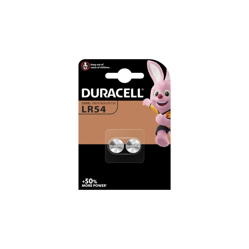 Duracell LR54, Batterie(2 Stück)