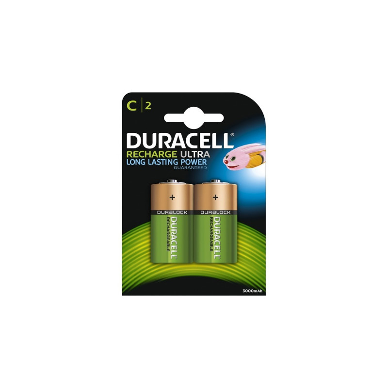 Duracell NiMH C HR14 2er, Akku(2 Stück, C (Baby))