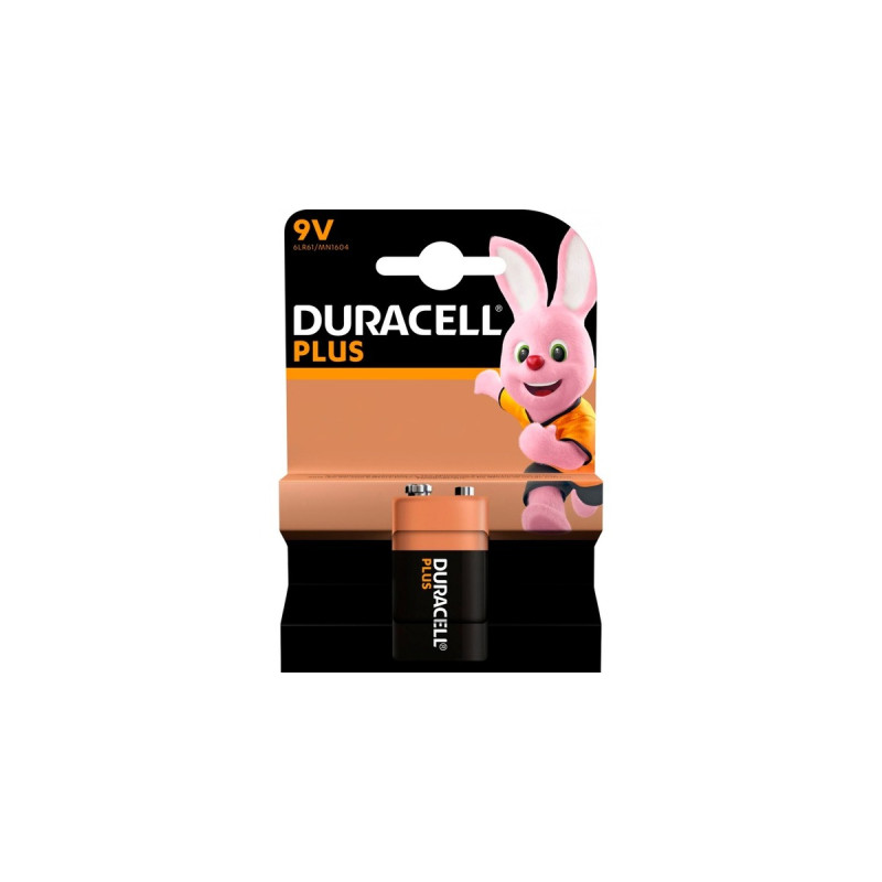 Duracell Plus, Batterie(1 Stück, E-Block (9-Volt-Block))