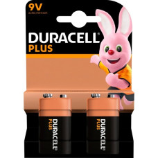 Duracell Plus, Batterie(2 Stück, E-Block (9-Volt-Block))