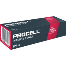 Duracell Procell Alkaline Intense Power 9V, Batterie(10 Stück, E-Block (9-Volt-Block))