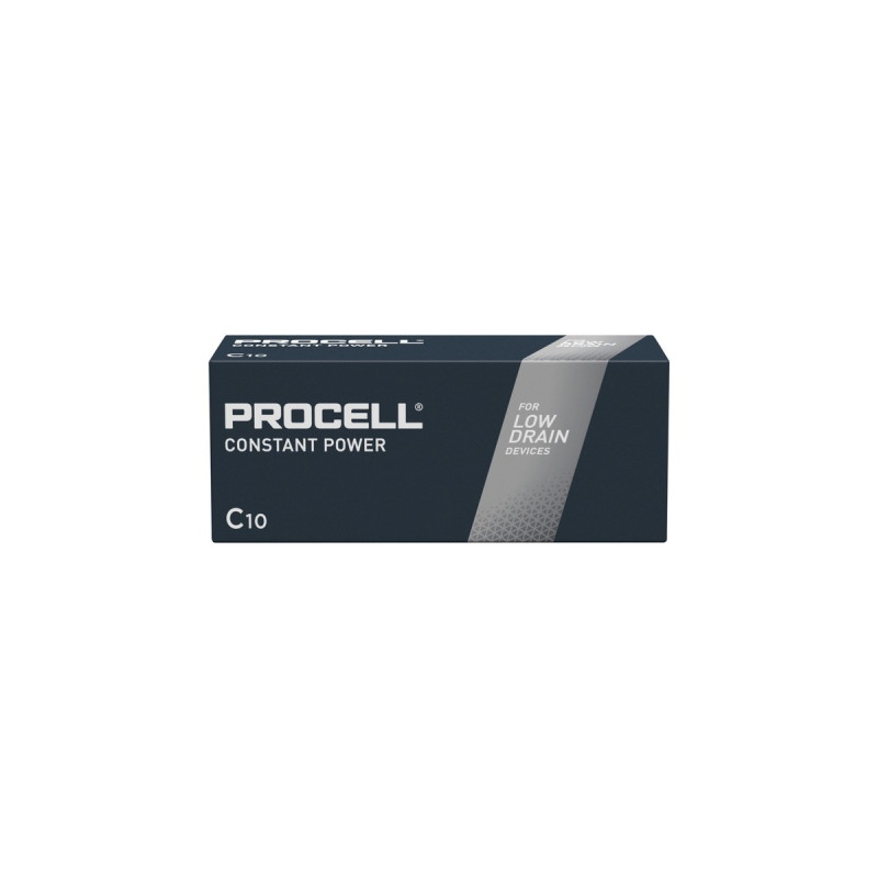 Duracell Procell Alkaline Intense Power C, 1,5V, Batterie(10 Stück, LR14)
