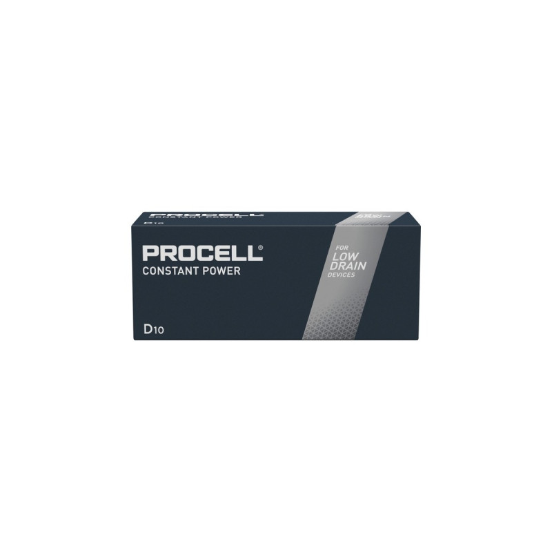 Duracell Procell Alkaline Intense Power D, 1,5V, Batterie(10 Stück, D Mono)