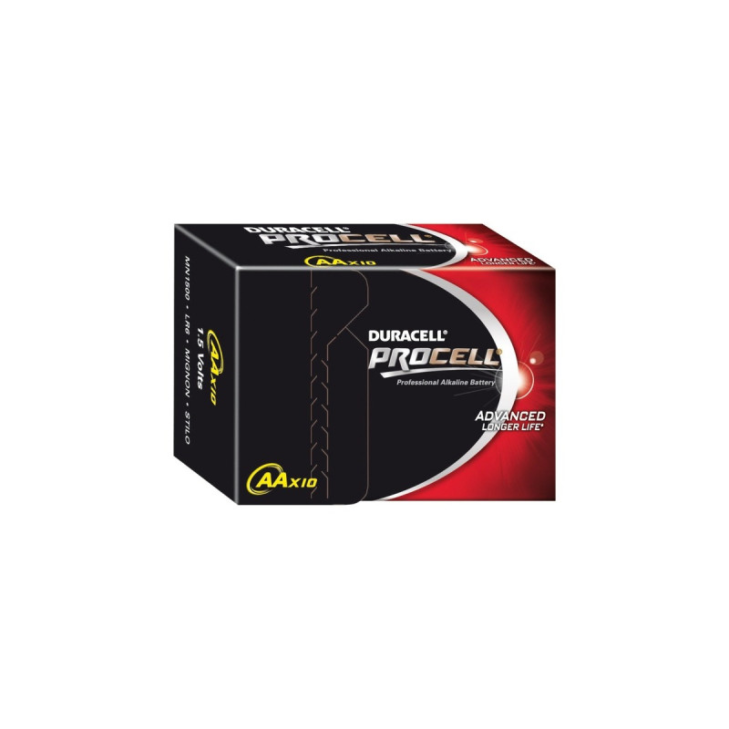 Duracell Procell Intense AA 10er, Batterie(10 Stück, AA Mignon)