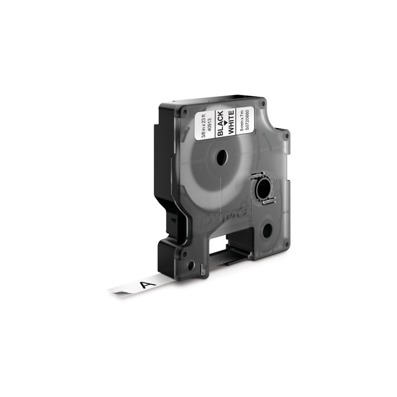 Dymo D1 ORIGINAL Schriftband VORTEILSPACK, schwarz auf weiß, 9mm x 7m(10 Stück, 2093096)
