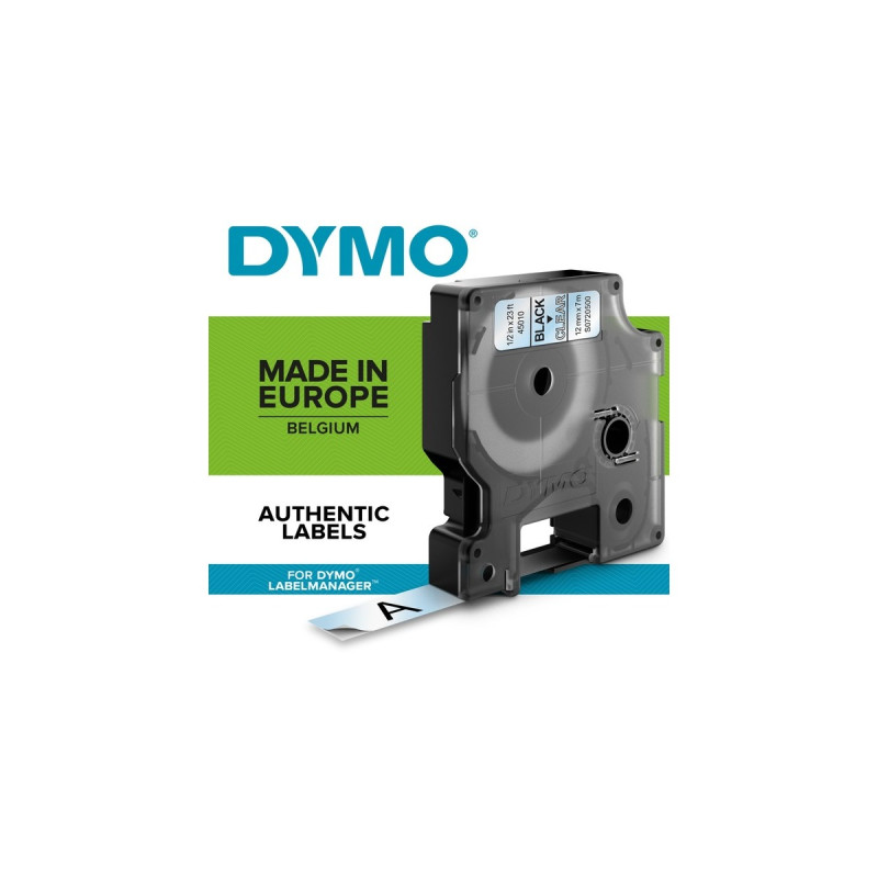 Dymo D1 ORIGINAL Schriftband VORTEILSPACK, schwarz auf weiß, 9mm x 7m(10 Stück, 2093096)