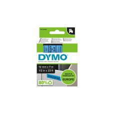Dymo D1 ORIGINAL Schriftband, schwarz auf blau, 12mm x 7m(S0720560)