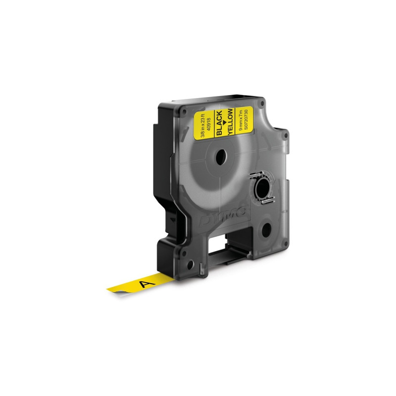 Dymo D1 ORIGINAL Schriftband, schwarz auf gelb, 9mm x 7m(S0720730)