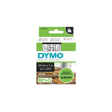 Dymo D1 ORIGINAL Schriftband, schwarz auf weiß, 24mm x 7m(S0720930)