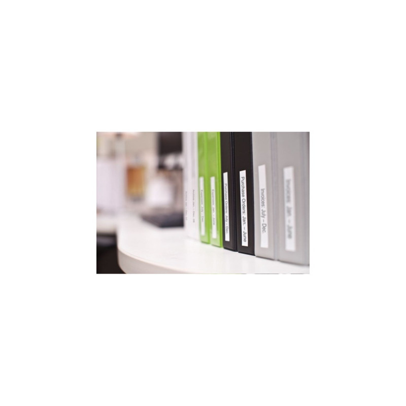 Dymo D1 ORIGINAL Schriftband, weiß auf transparent, 12mm x 7m(S0720600 )