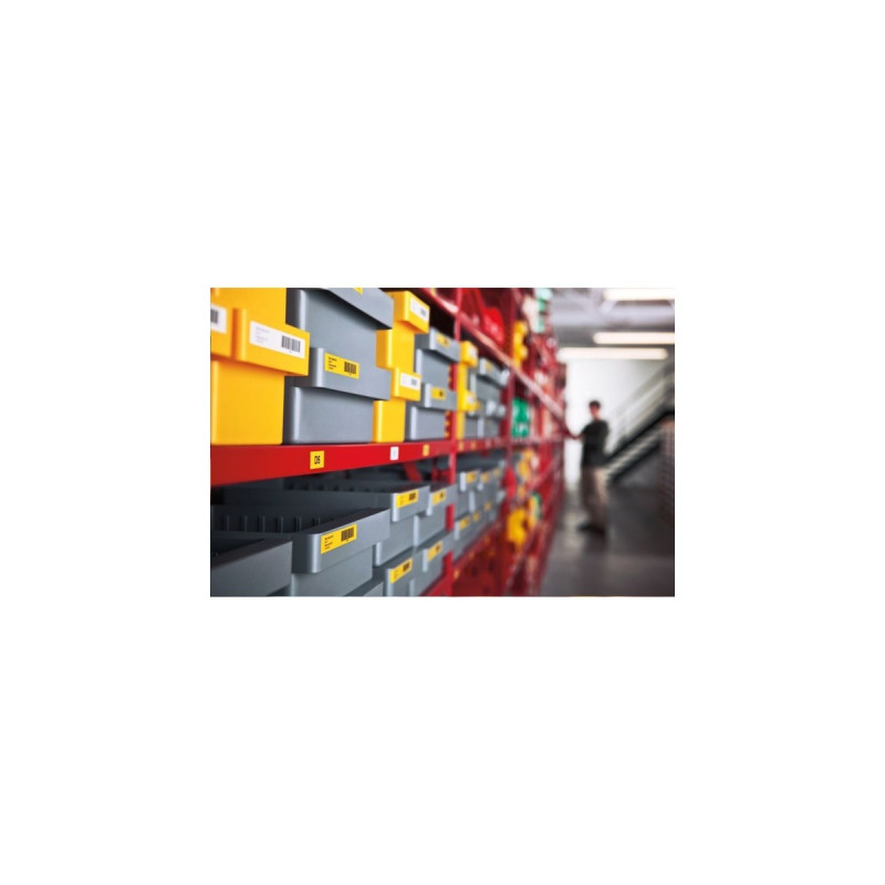 Dymo D1 ORIGINAL Schriftband, weiß auf transparent, 12mm x 7m(S0720600 )