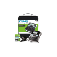 Dymo LabelManager 210D+ im Koffer, Beschriftungsgerät(schwarz/silber, mit QWERTZ-Tastatur, S0964070)