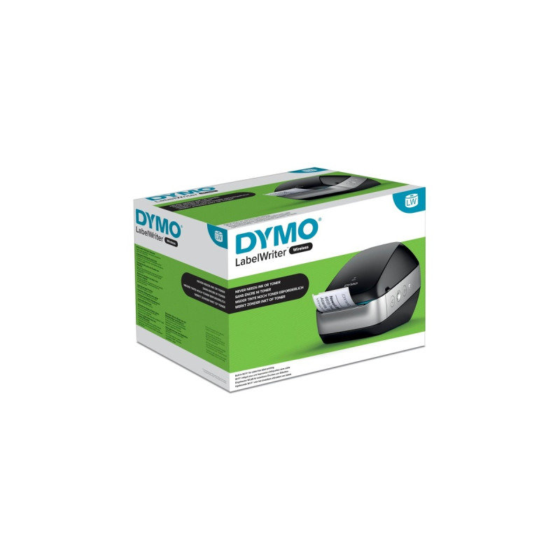 Dymo LabelWriter Wireless Etikettendrucker(silber/schwarz, integriertes Wi-Fi, 2000931)