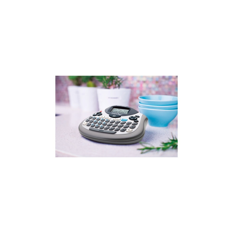 Dymo LetraTag LT-100T, Beschriftungsgerät(silber, mit QWERTZ-Tastatur)