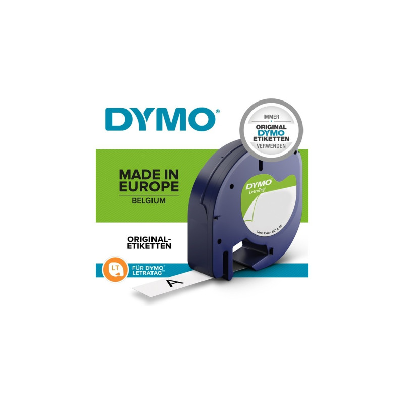 Dymo LetraTag ORIGINAL Bügelbares Schriftband 12mmx2m(S0718850)