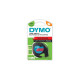Dymo LetraTag ORIGINAL Kunststoff Schriftband schwarz auf rot(S0721630)