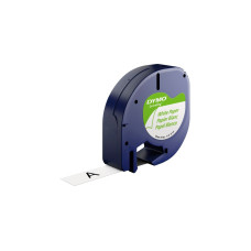 Dymo LetraTag® ORIGINAL Papier Schriftband schwarz auf weiß(S0721510)