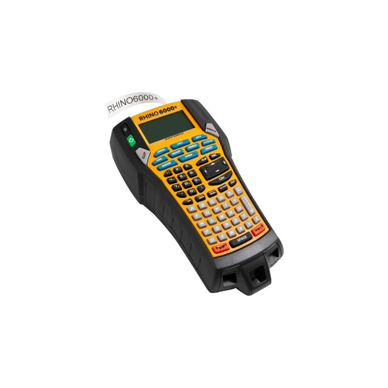 Dymo Rhino 6000+, Beschriftungsgerät(inkl. Hartschalenkoffer und 2 Schriftbandkassetten)