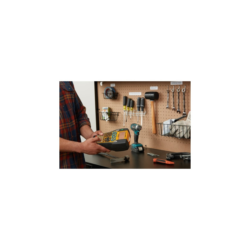 Dymo Rhino 6000+, Beschriftungsgerät(inkl. Hartschalenkoffer und 2 Schriftbandkassetten)