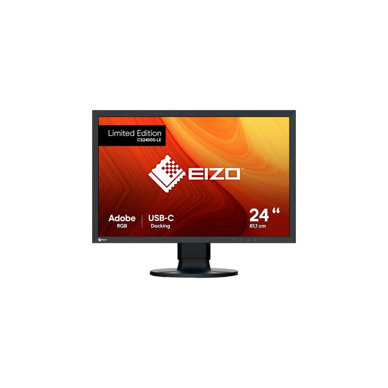 EIZO CS2400S-LE ColorEdge, LED-Monitor(61.1 cm (24.1 Zoll), schwarz, WUXGA, IPS, HDMI, DisplayPort, USB-C)