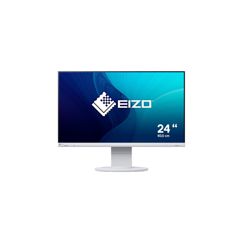 EIZO EV2460-WT, LED-Monitor(60.47 cm (23.8 Zoll), weiß, FullHD, IPS, 60 Hz, HDMI)