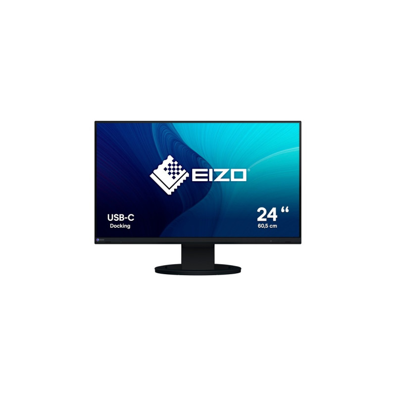 EIZO EV2480-BK, LED-Monitor(61 cm (24 Zoll), schwarz, FullHD, IPS, USB-C)