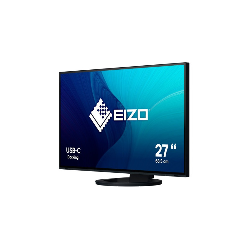 EIZO EV2781-BK, LED-Monitor(69 cm (27 Zoll), schwarz, QHD, IPS, USB-C, 60 Hz)