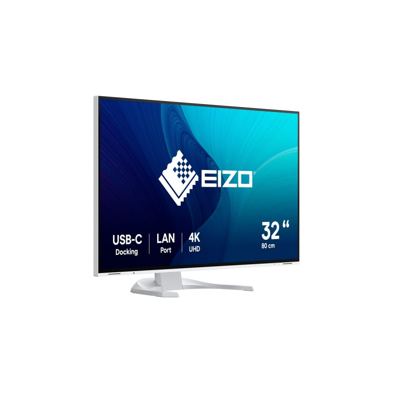 EIZO EV3240X-WT, LED-Monitor(80 cm (32 Zoll), weiß, UltraHD/4K, IPS, LAN, USB-C)