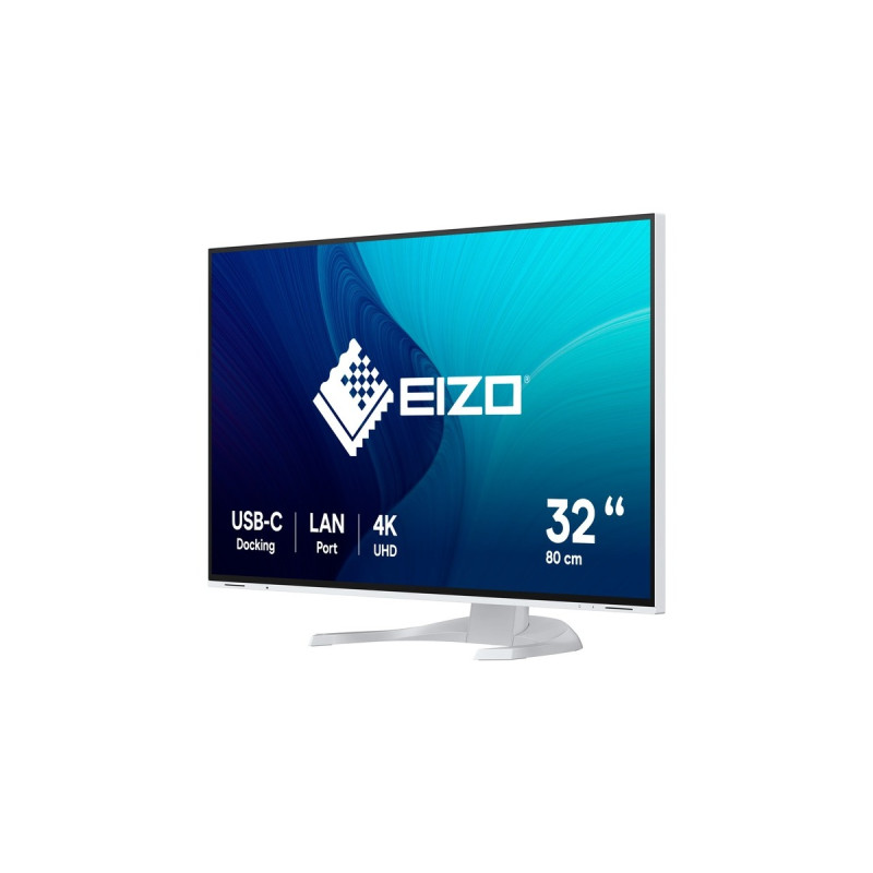 EIZO EV3240X-WT, LED-Monitor(80 cm (32 Zoll), weiß, UltraHD/4K, IPS, LAN, USB-C)