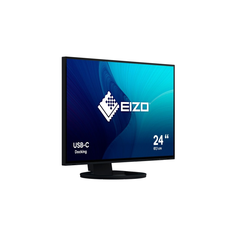 EIZO FlexScan EV2485-BK, LED-Monitor(61.1 cm (24 Zoll), schwarz, WUXGA, IPS, USB-C, HDMI)