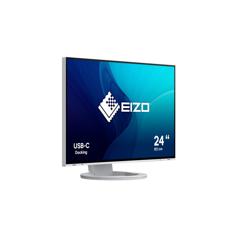 EIZO FlexScan EV2485-WT, LED-Monitor(61.1 cm (24 Zoll), weiß, WUXGA, IPS, USB-C, HDMI)