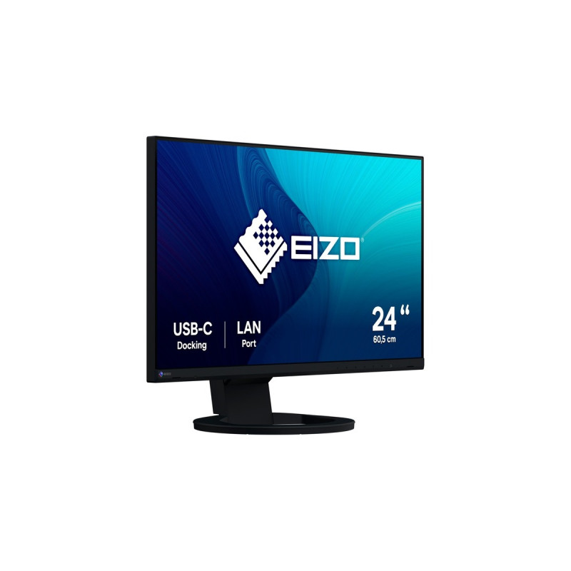 EIZO FlexScan EV2490-BK, LED-Monitor(61 cm (24 Zoll), schwarz, FullHD, 60 Hz, USB-C, IPS)