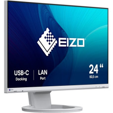 EIZO FlexScan EV2490-WT, LED-Monitor(61 cm (24 Zoll), weiß, FullHD, IPS, 60 Hz, USB-C)