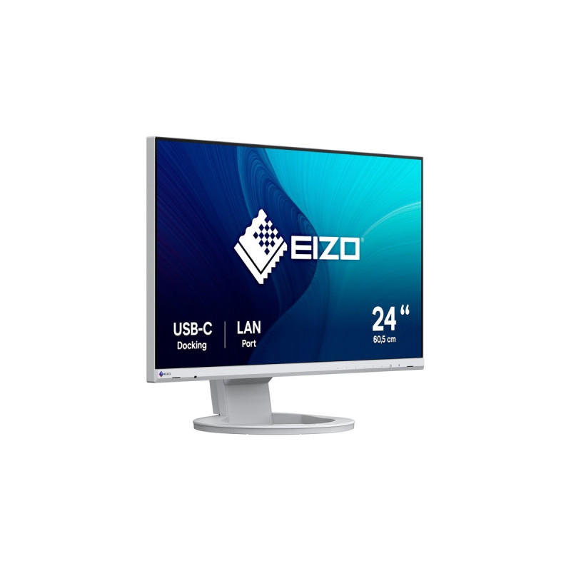 EIZO FlexScan EV2490-WT, LED-Monitor(61 cm (24 Zoll), weiß, FullHD, IPS, 60 Hz, USB-C)