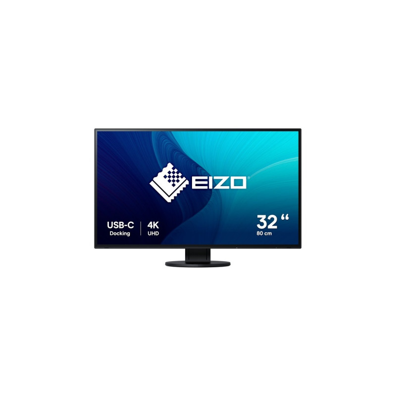 EIZO FlexScan EV3285, LED-Monitor(80 cm (31.5 Zoll), schwarz, UltraHD/4K, IPS, USB-C, HDMI, DisplayPort)