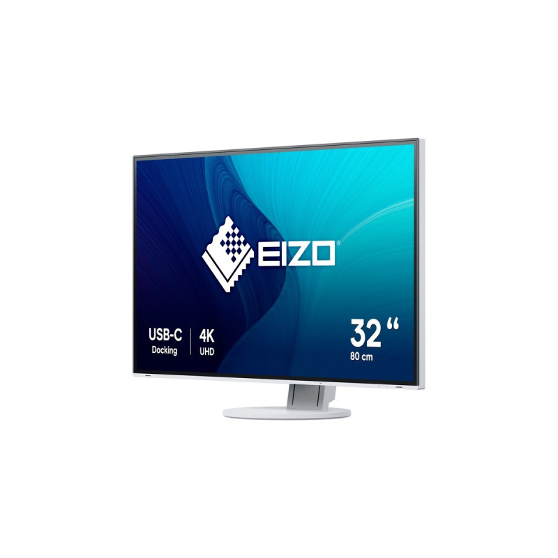 EIZO FlexScan EV3285, LED-Monitor(80 cm (31.5 Zoll), weiß, UltraHD/4K, IPS, USB-C, HDMI, DisplayPort)