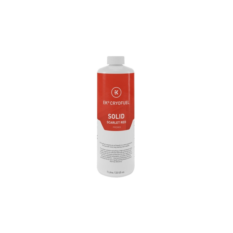 EKWB EK-CryoFuel Solid Scarlet Red (Premix 1000mL), Kühlmittel(rot, 1 Liter)