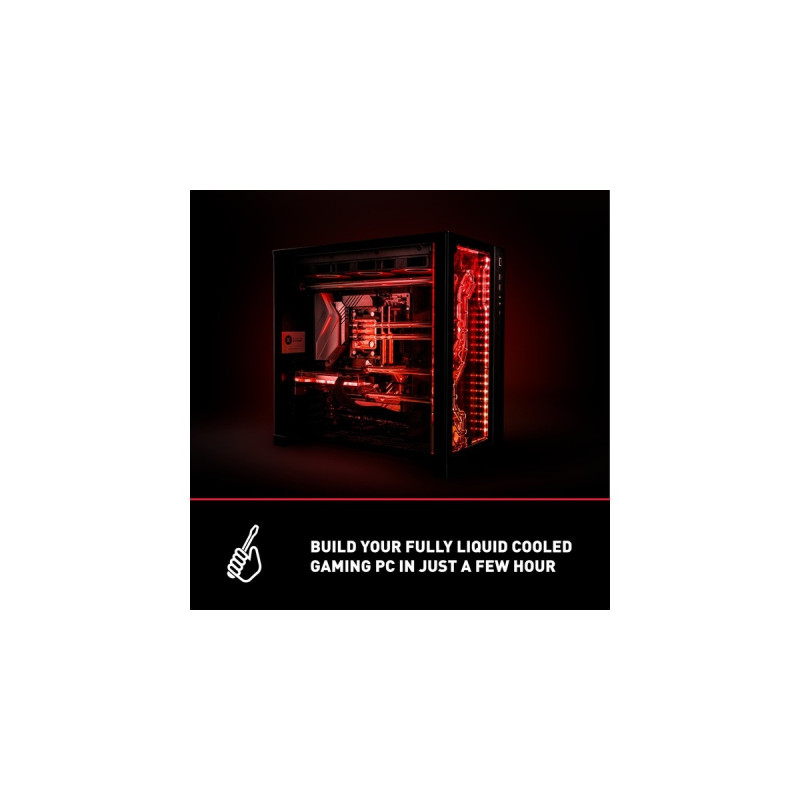 EKWB EK-FG PC-O11D Barebone AMD , Tower-Gehäuse(schwarz, Tempered Glass)