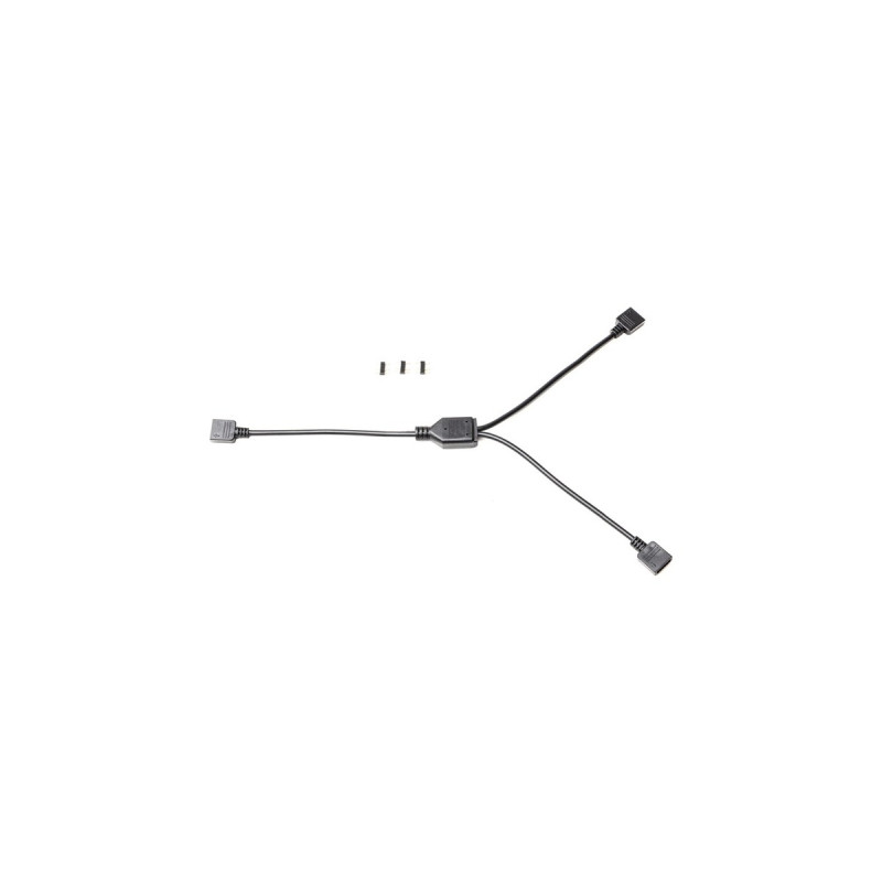 EKWB EK-Loop D-RGB 2-Way Splitter Cable, Y-Kabel(schwarz, 300mm +/- 5mm)